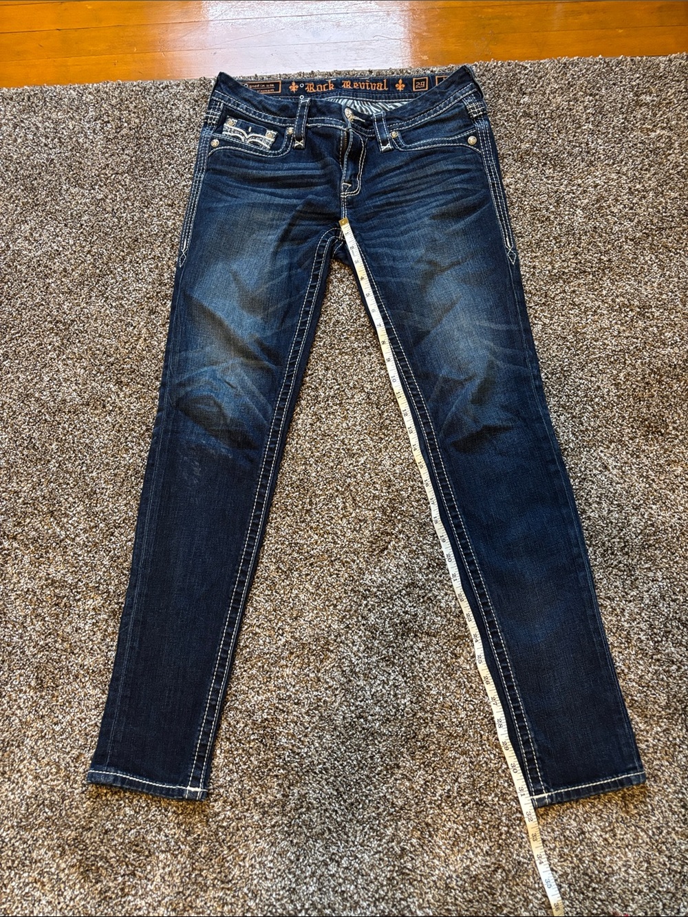 Rock Revival Dark Indigo Women’s Skinny Jeans